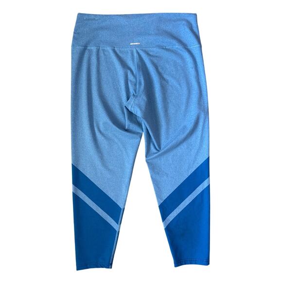 Aerie Color-block 7/8‎ Multi-Blue Leggings Size XL - Picture 3 of 8